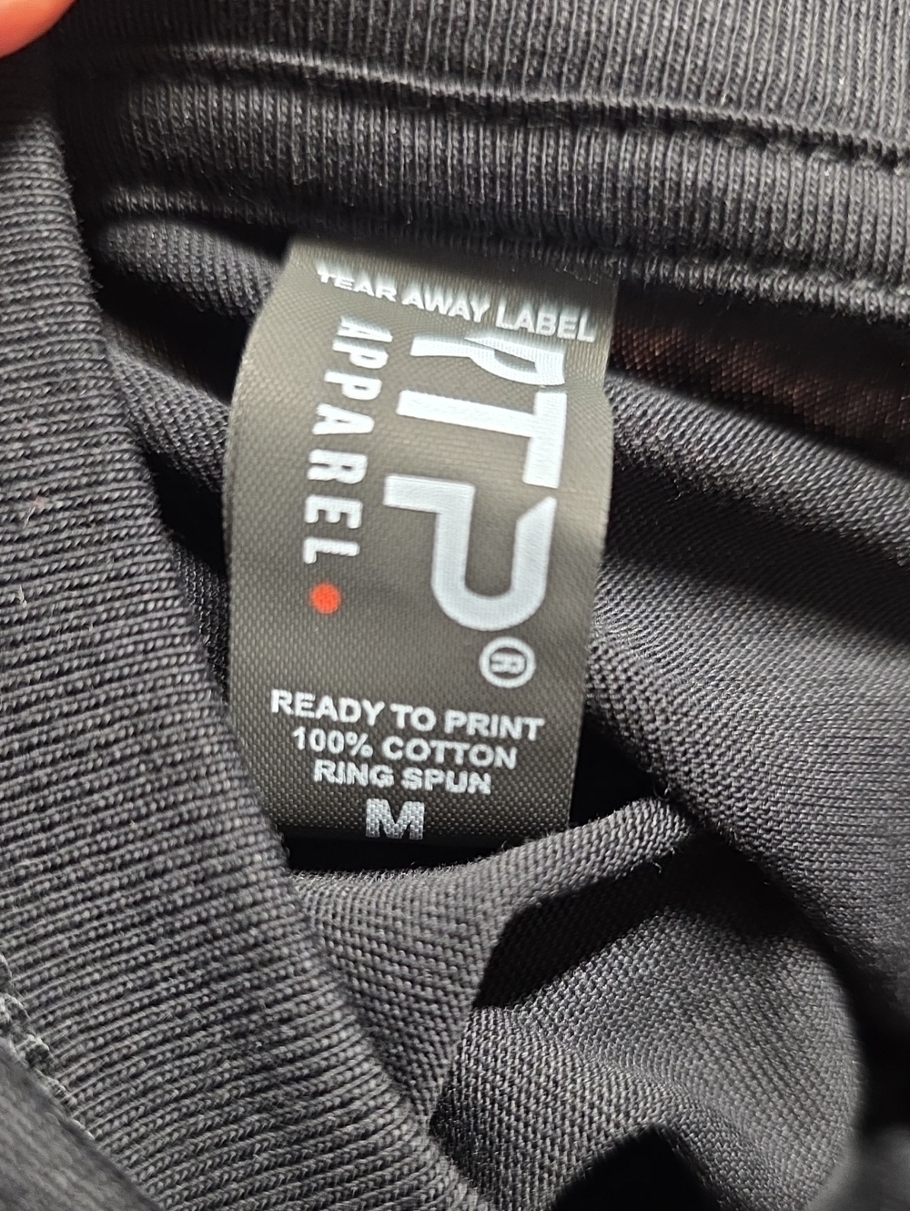 Men's Black Graphic Crewneck T-Shirt - Classic Casual - Picture 6 of 6